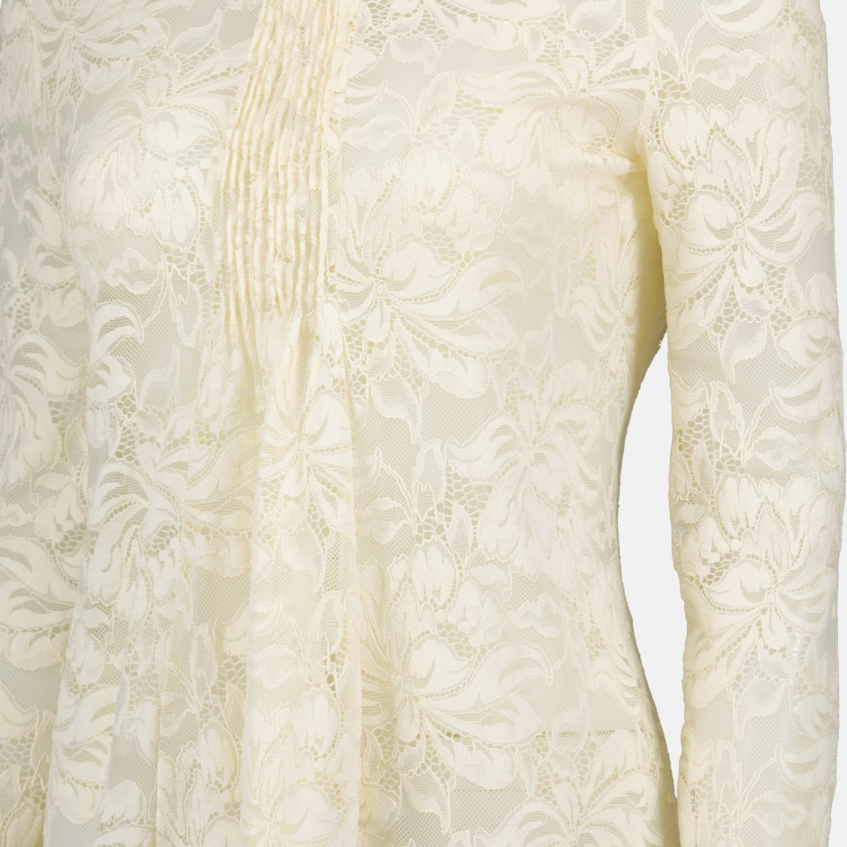 Tops Blouse en dentelle Rabanne Beige Femme