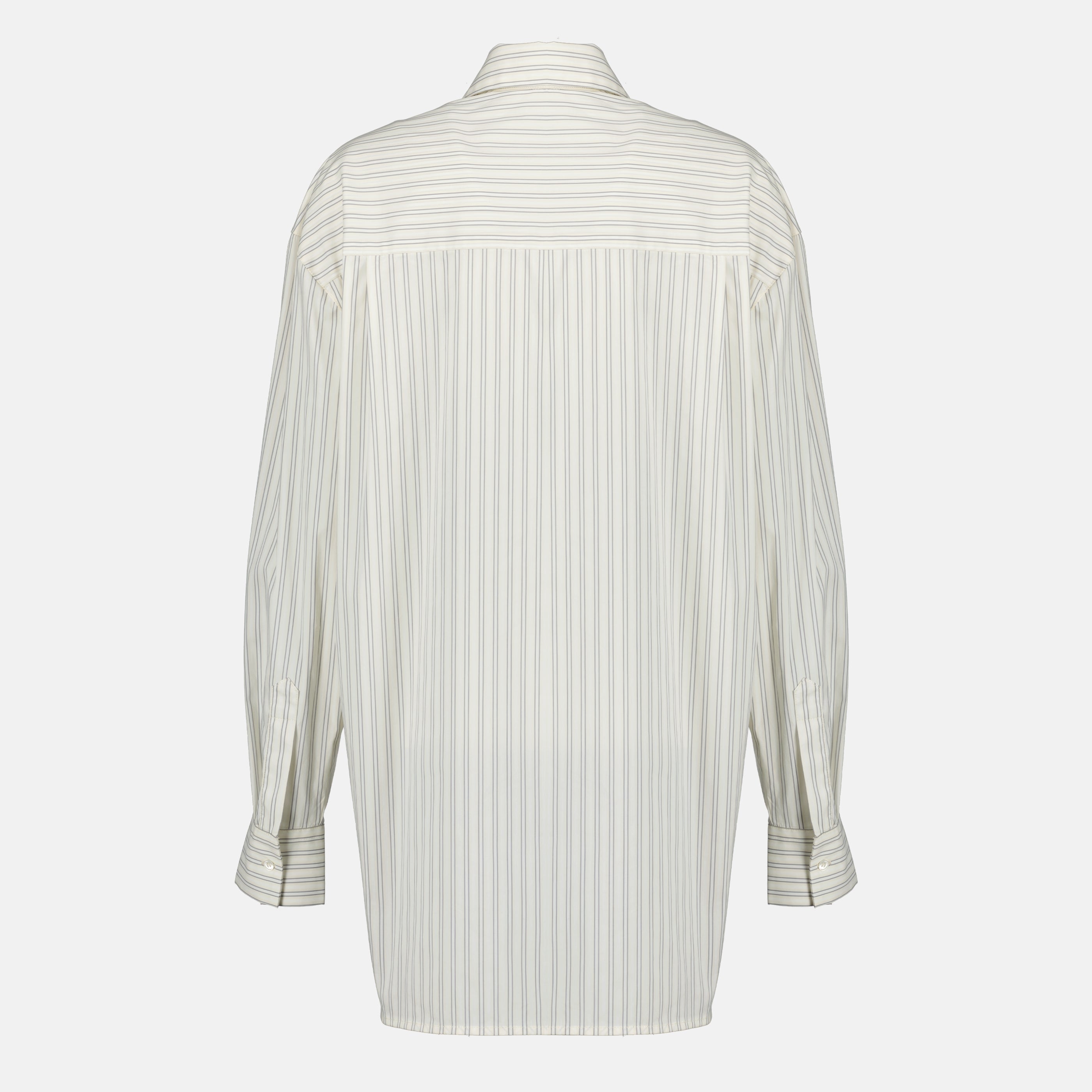 Chemises Camisa Listrada Oversized Iro Beige Femme