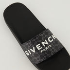 Scarpe aperte Infradito in Gomma Givenchy Nero Homme
