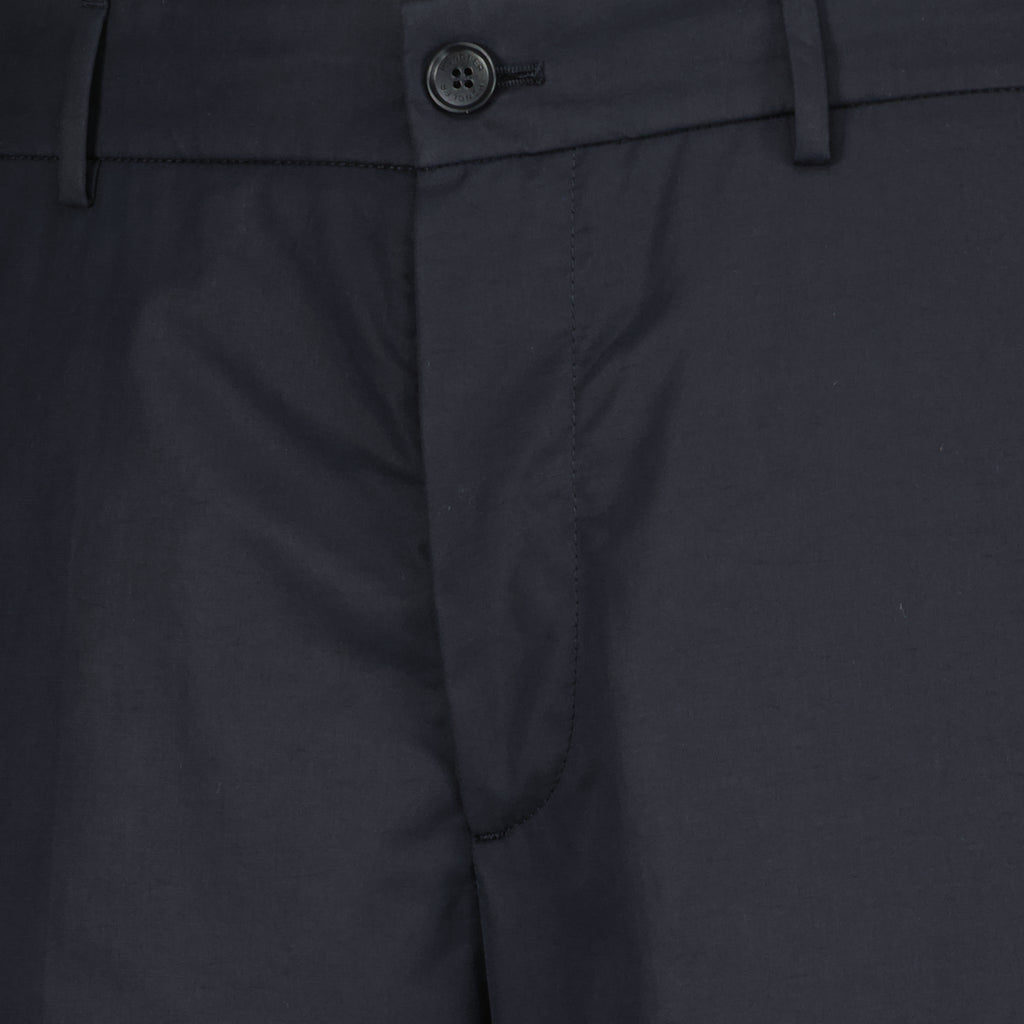 Pantalons ネイビーブルーコットントラウザー Moncler Bleu foncé Homme