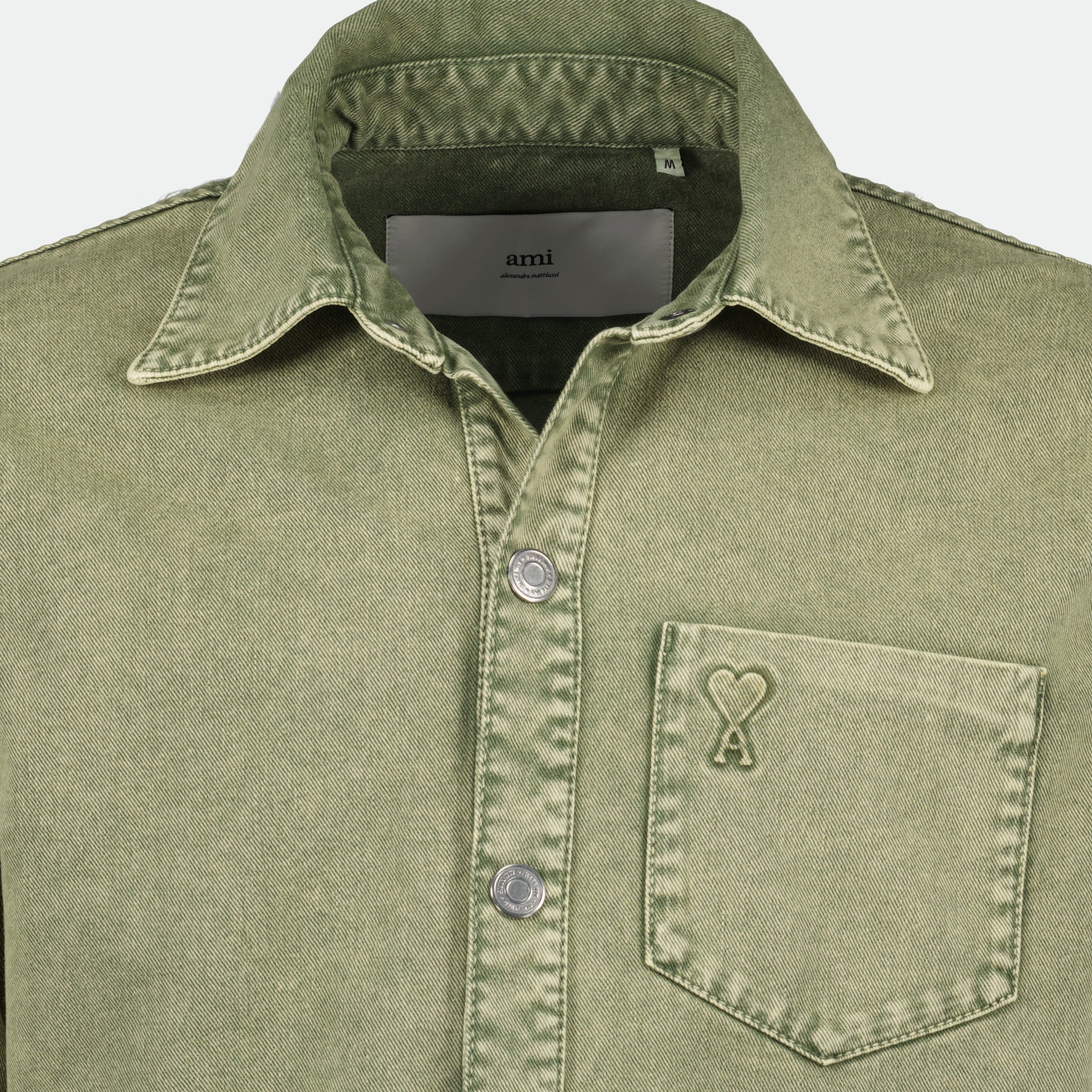 Shirts Chemise Ami de coeur Ami PARIS Khaki Homme