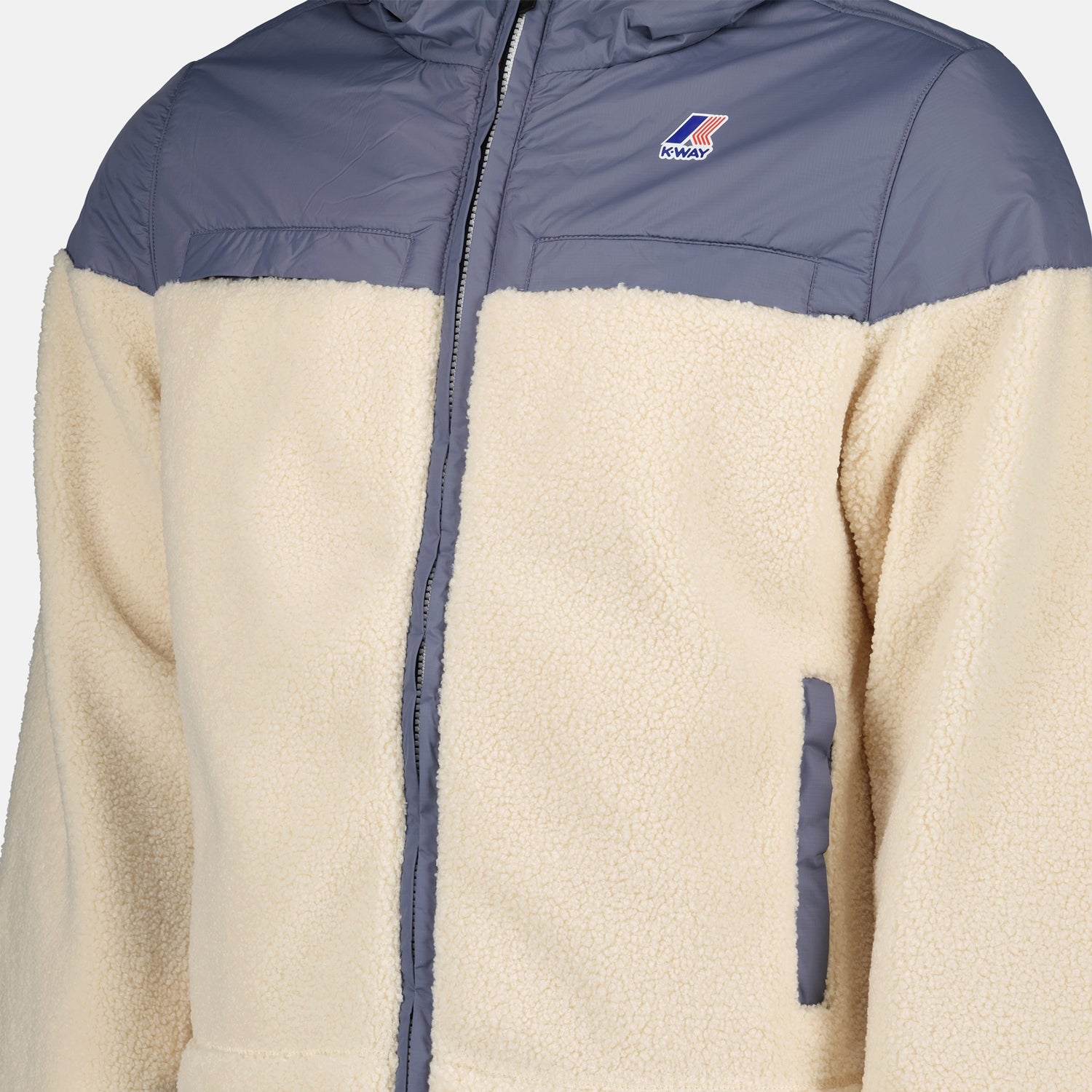 Vestes Veste Le vrai 3.0 Eiffel Orsetto K-Way Beige Unisexe