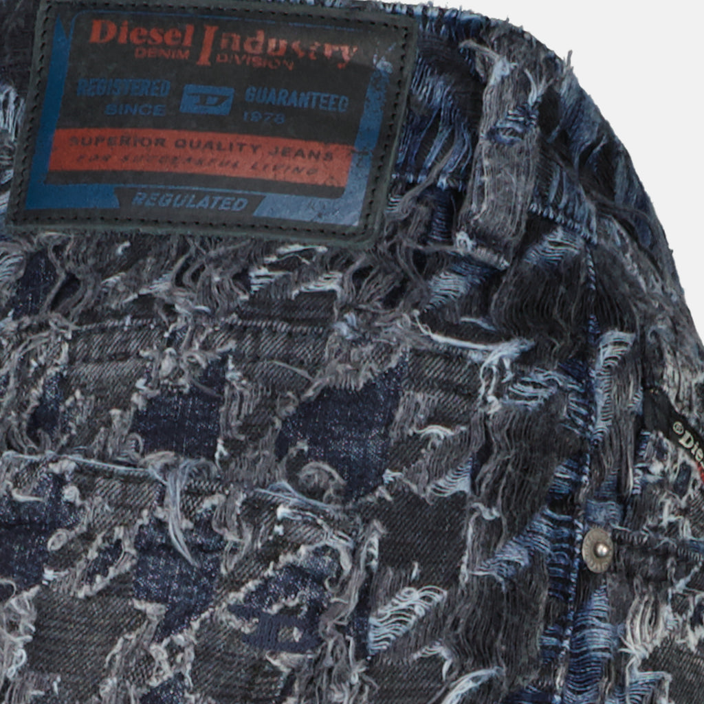 Image de l'article Short De-Jizz-Fsh2 en denim de la marque Diesel pour Femme - Saison Automne-Hiver 2025 - Vue détaillée_1