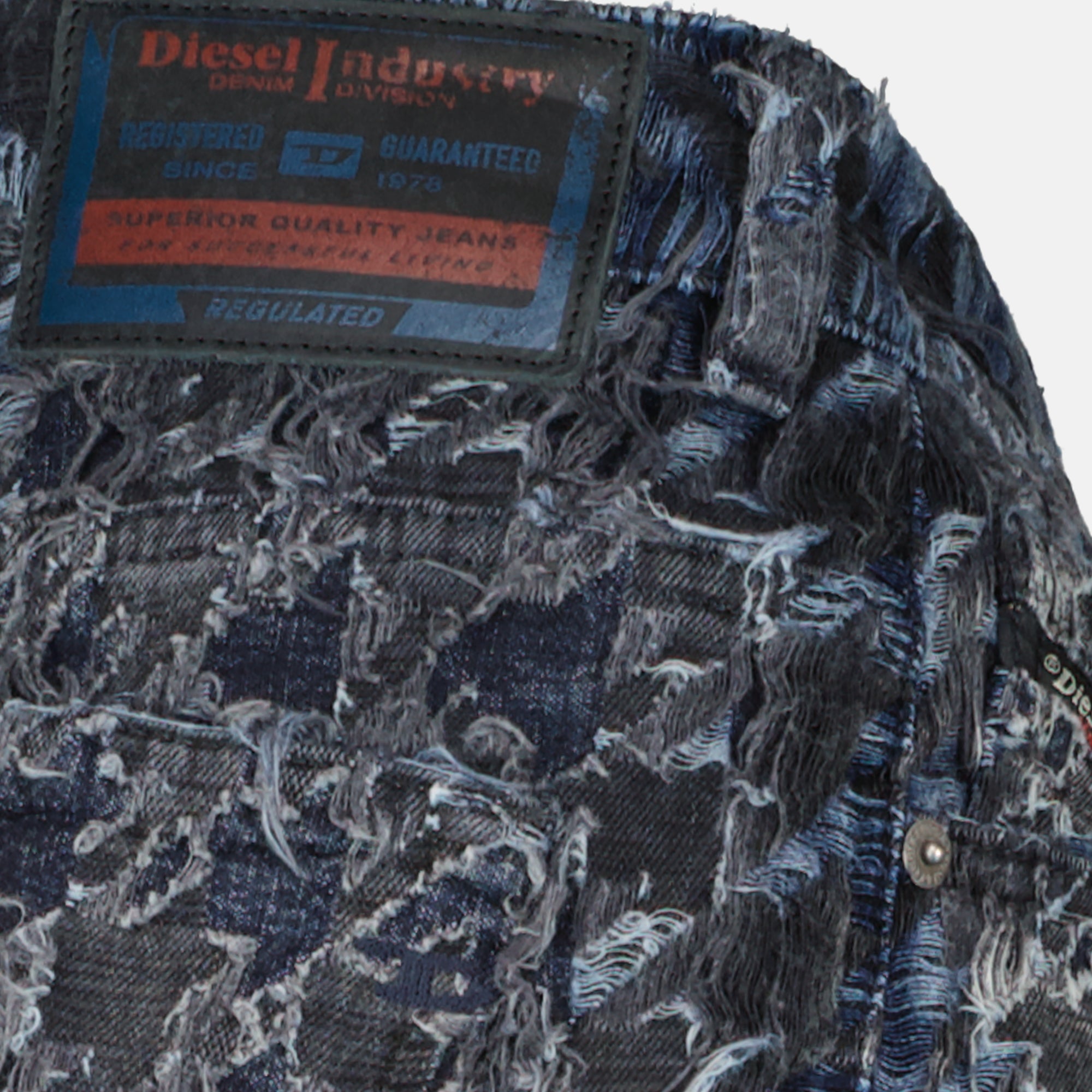 Image de l'article Short De-Jizz-Fsh2 en denim de la marque Diesel pour Femme - Saison Automne-Hiver 2025 - Vue détaillée_1