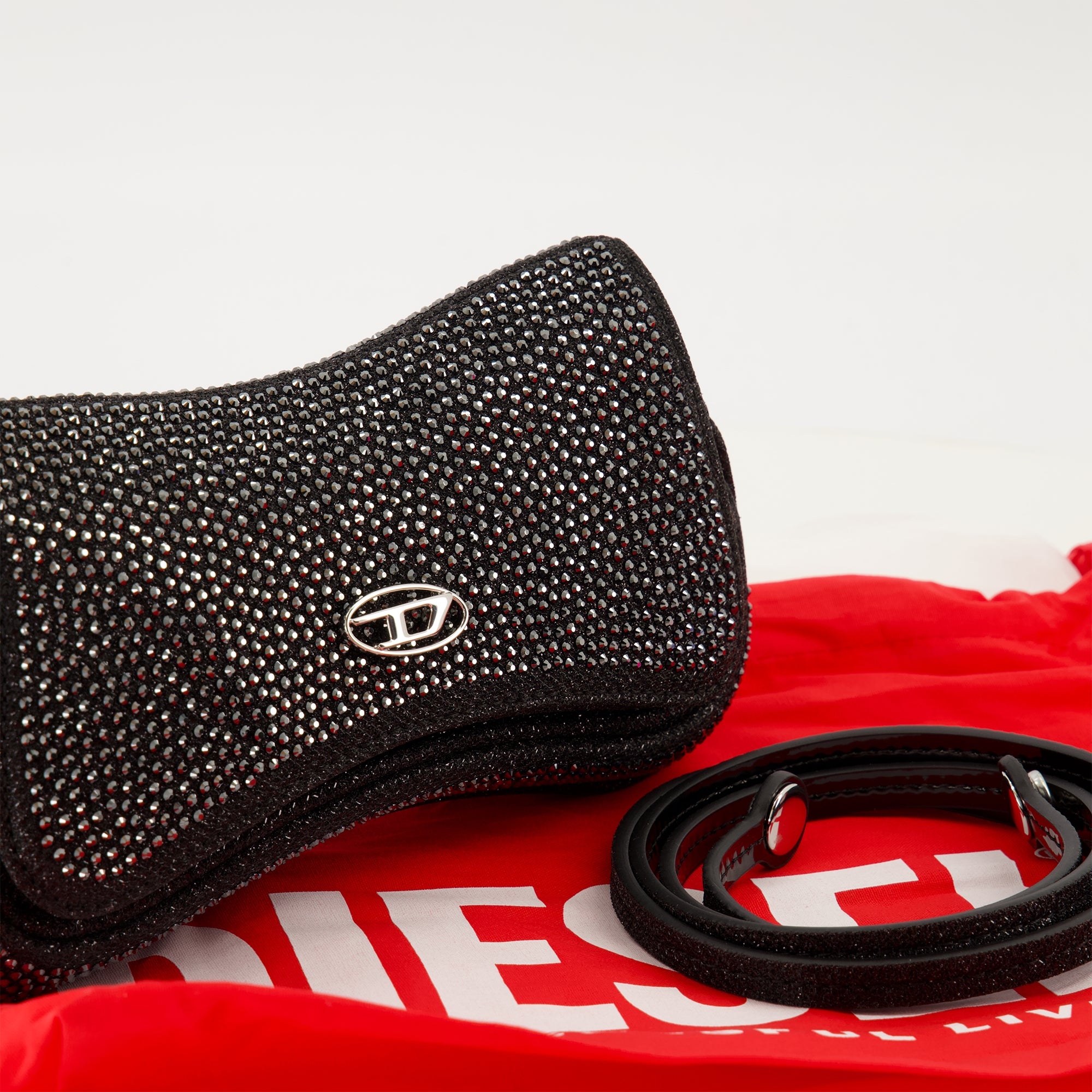 Bild des Artikels Diesel Play kleiner schwarzer Strassbeutel für Damen - Frühjahr-Sommer 2026 - Detaillierte Ansicht_2