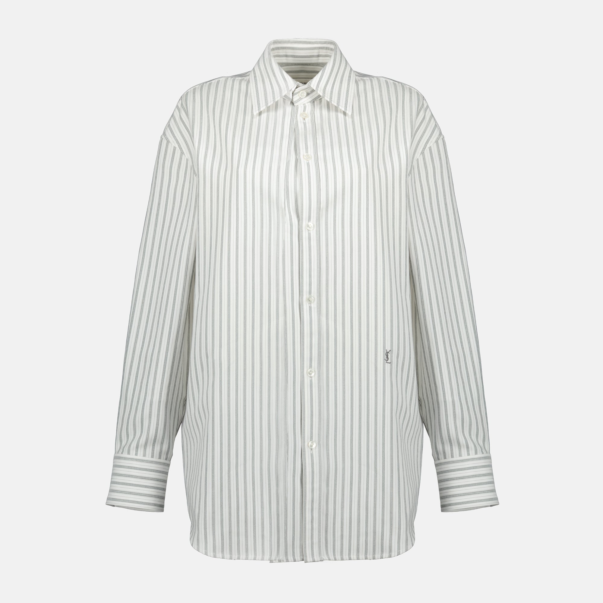 Shirts Striped Shirt Saint Laurent White Femme