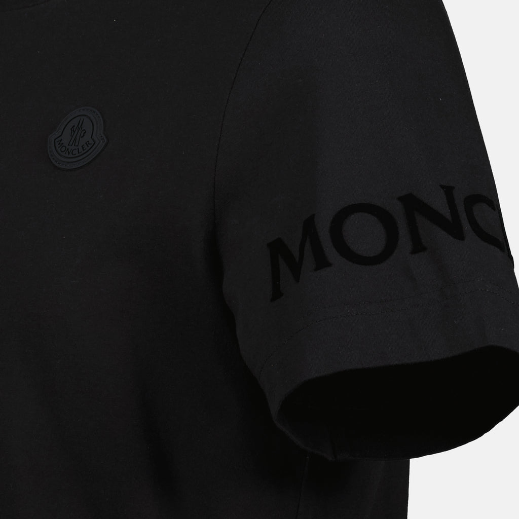 Image of the Moncler logo T-shirt for Men - Fall-Winter Season 2025 - Detailed View 3