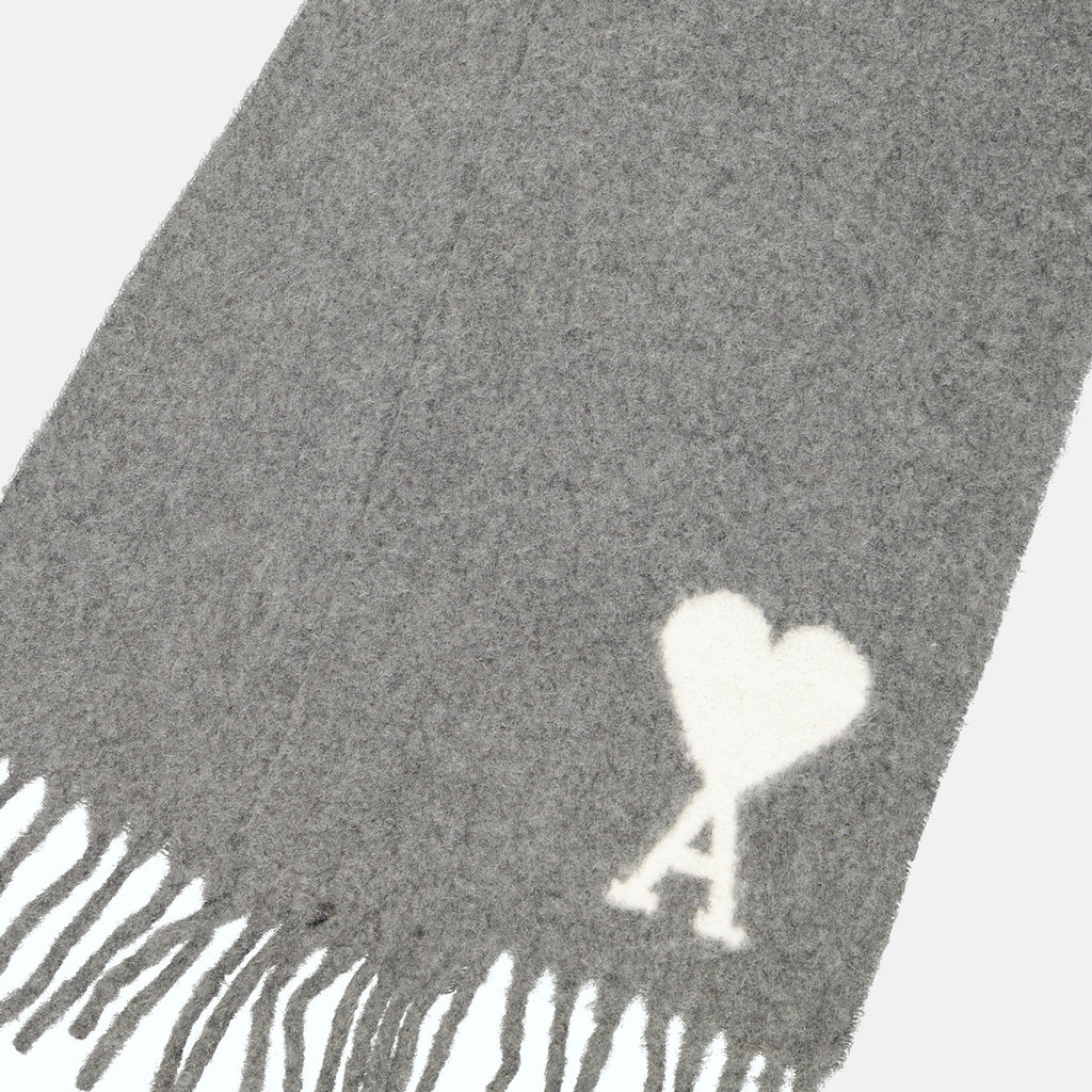 Scarves and gloves Scarf <tc>Ami de coeur</tc> Ami PARIS Gray Unisex