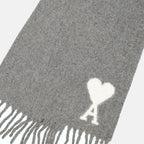 Scarves and gloves Scarf <tc>Ami de coeur</tc> Ami PARIS Gray Unisex