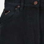 Calças Jeans em Denim Prada Preto Femme