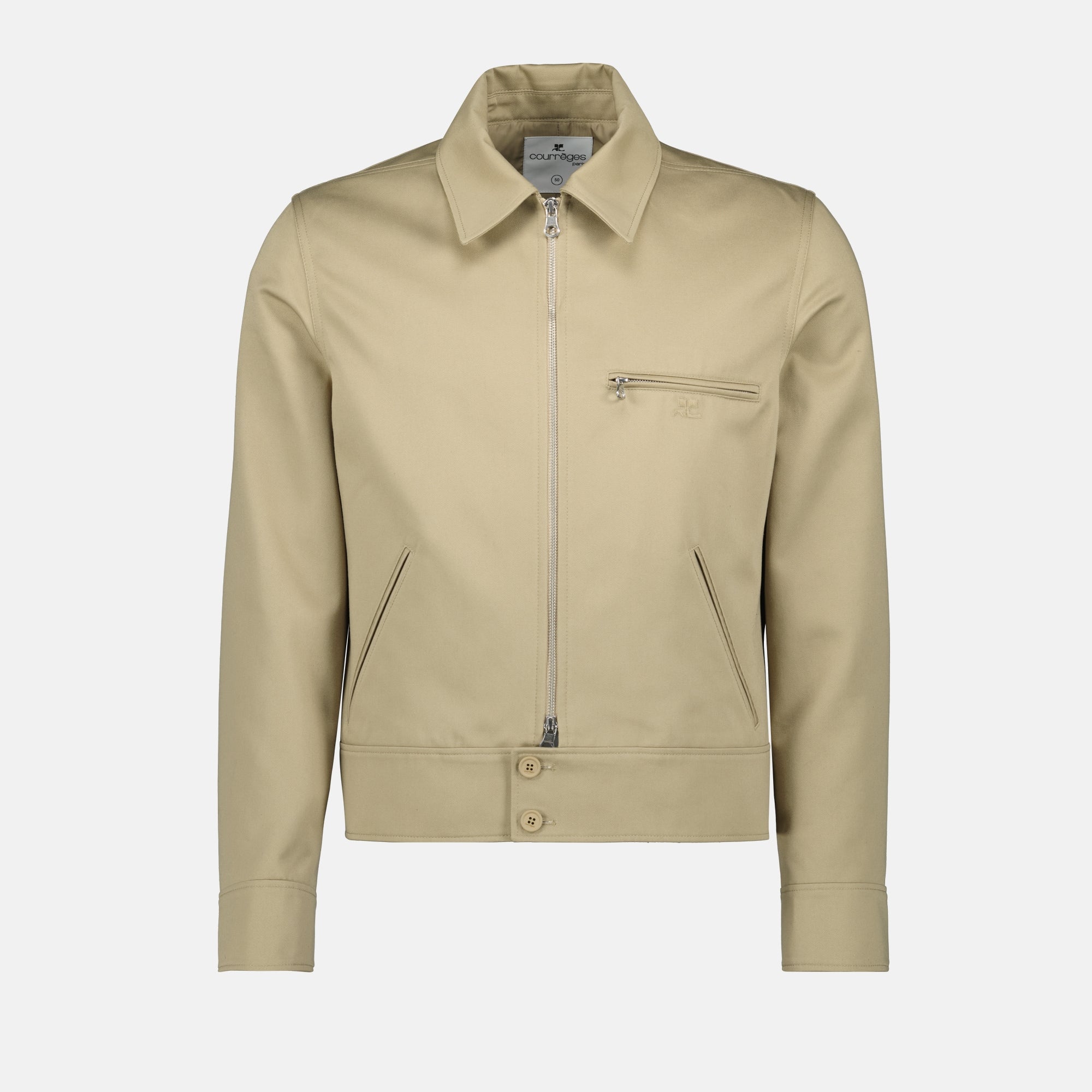 Jackets Zipped Jacket Courrèges Beige Homme