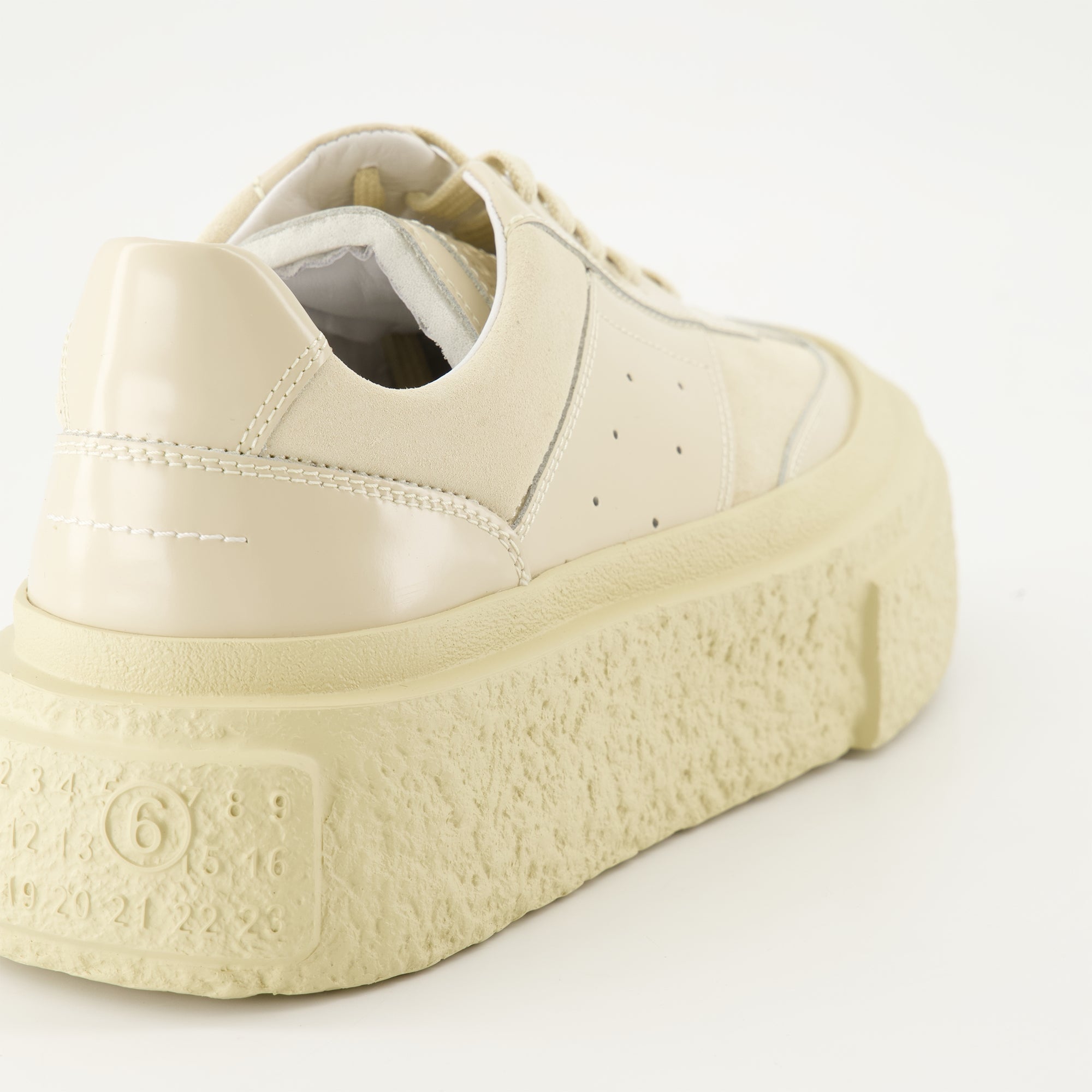 Sneakers Platform Sneakers Mm6 Beige Femme