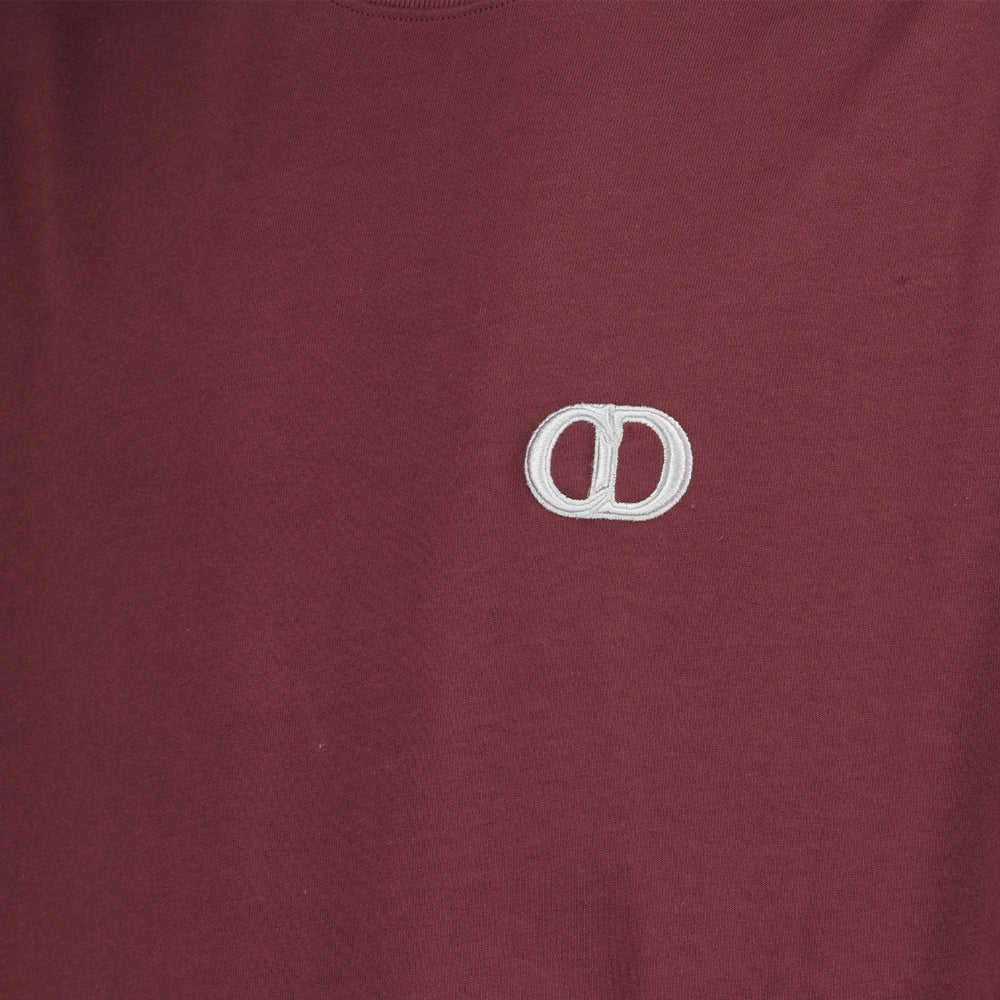 T-shirt T-shirt CD Dior Bordeaux Homme