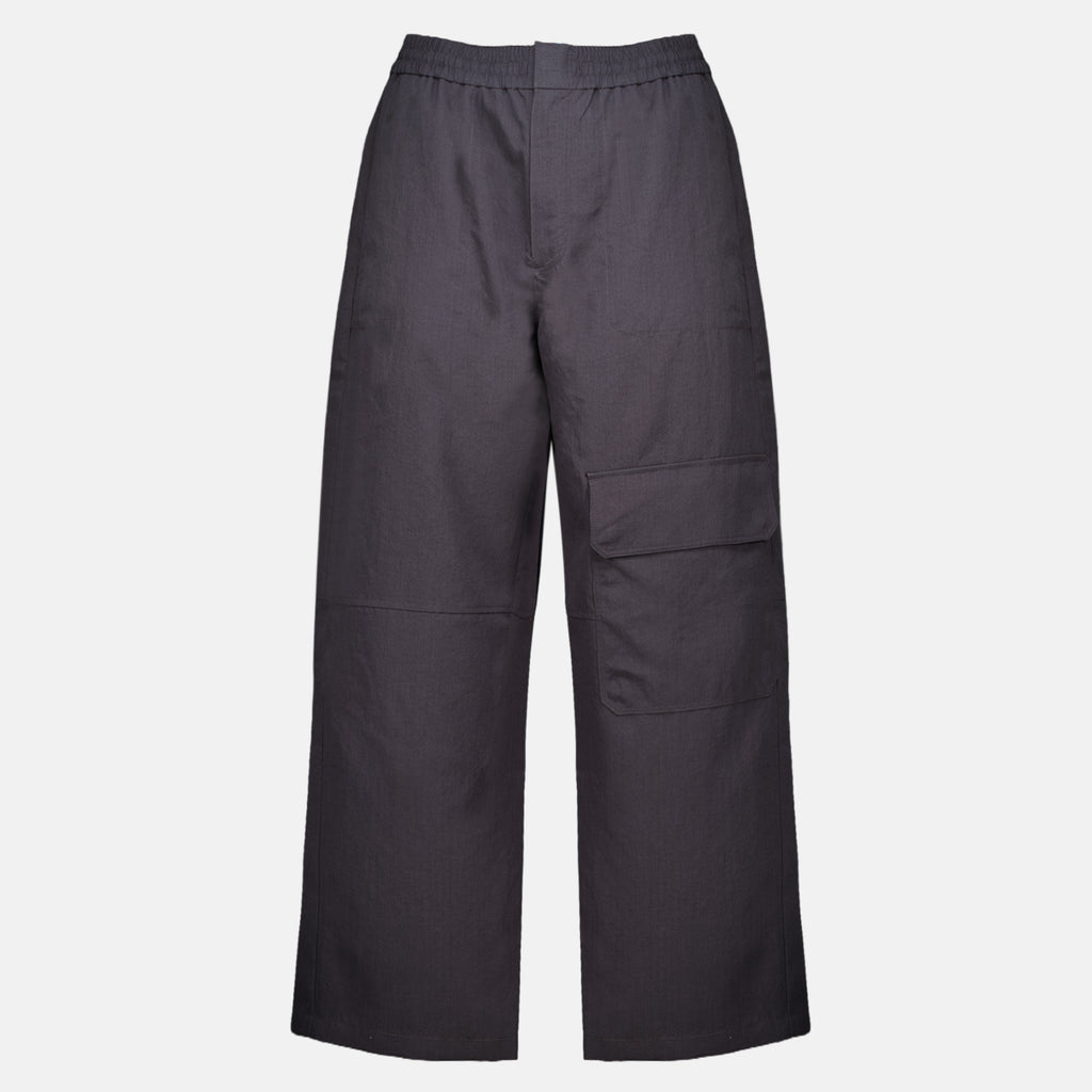Pantalons Pantalon cargo an toile technique Maison Kitsune Gris Homme