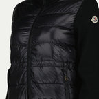 Vestes Veste bi-matière Moncler Noir Femme