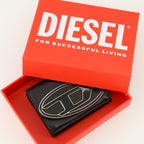 Imagem da carteira 1DR preta da Diesel para mulheres - Coleção Primavera-Verão 2026 - Vista Detalhada_3