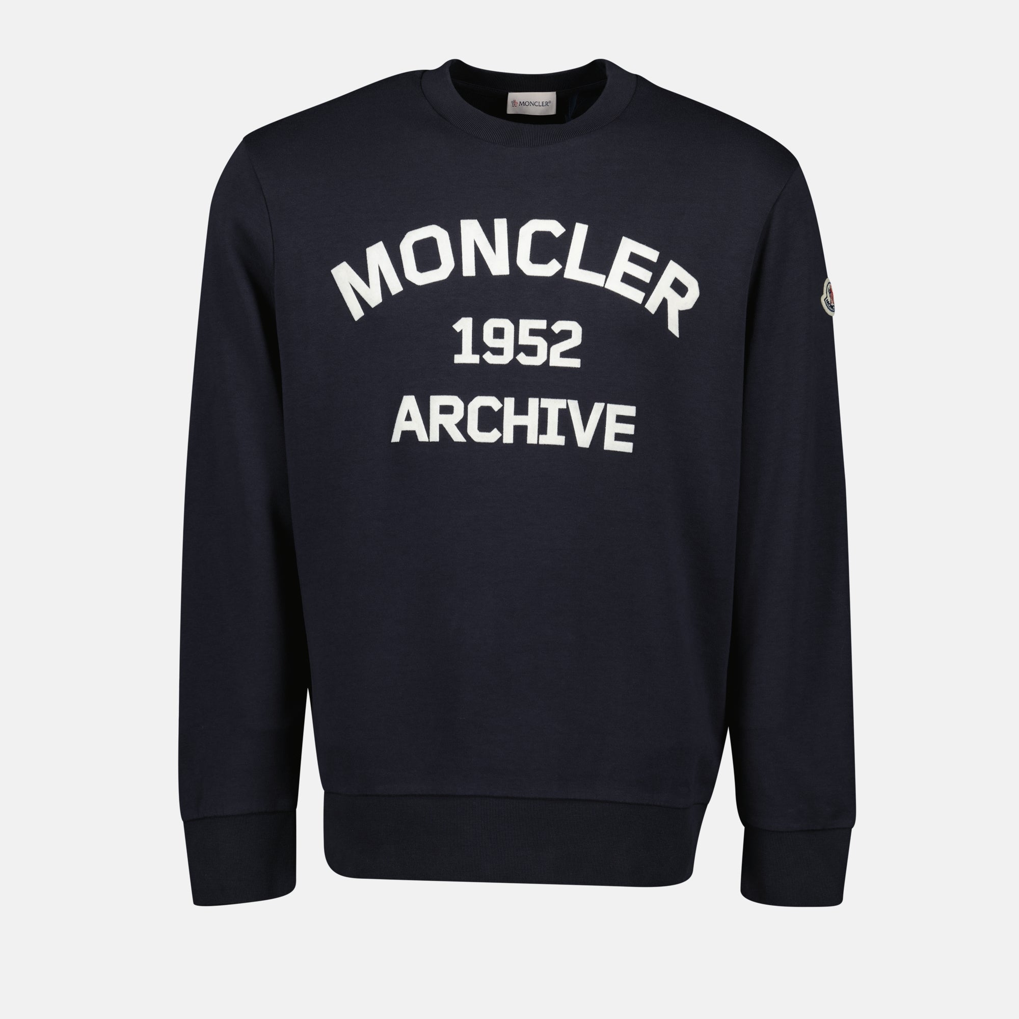 Sweatshirts Sweat à imprimé Moncler Bleu foncé Homme