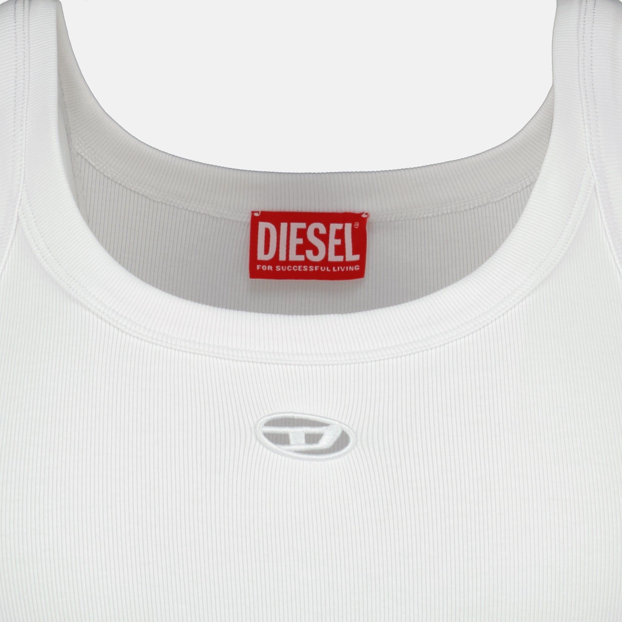 Image de l'article Débardeur T-Wide blanc de la marque Diesel pour Homme - Saison Printemps-Été 2026 - Vue détaillée_2