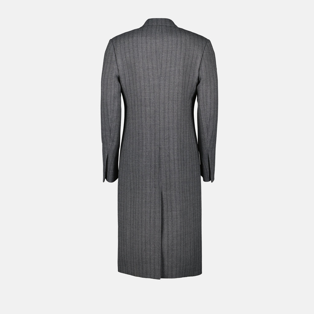 Coats Long Bar Coat Dior Gray Homme