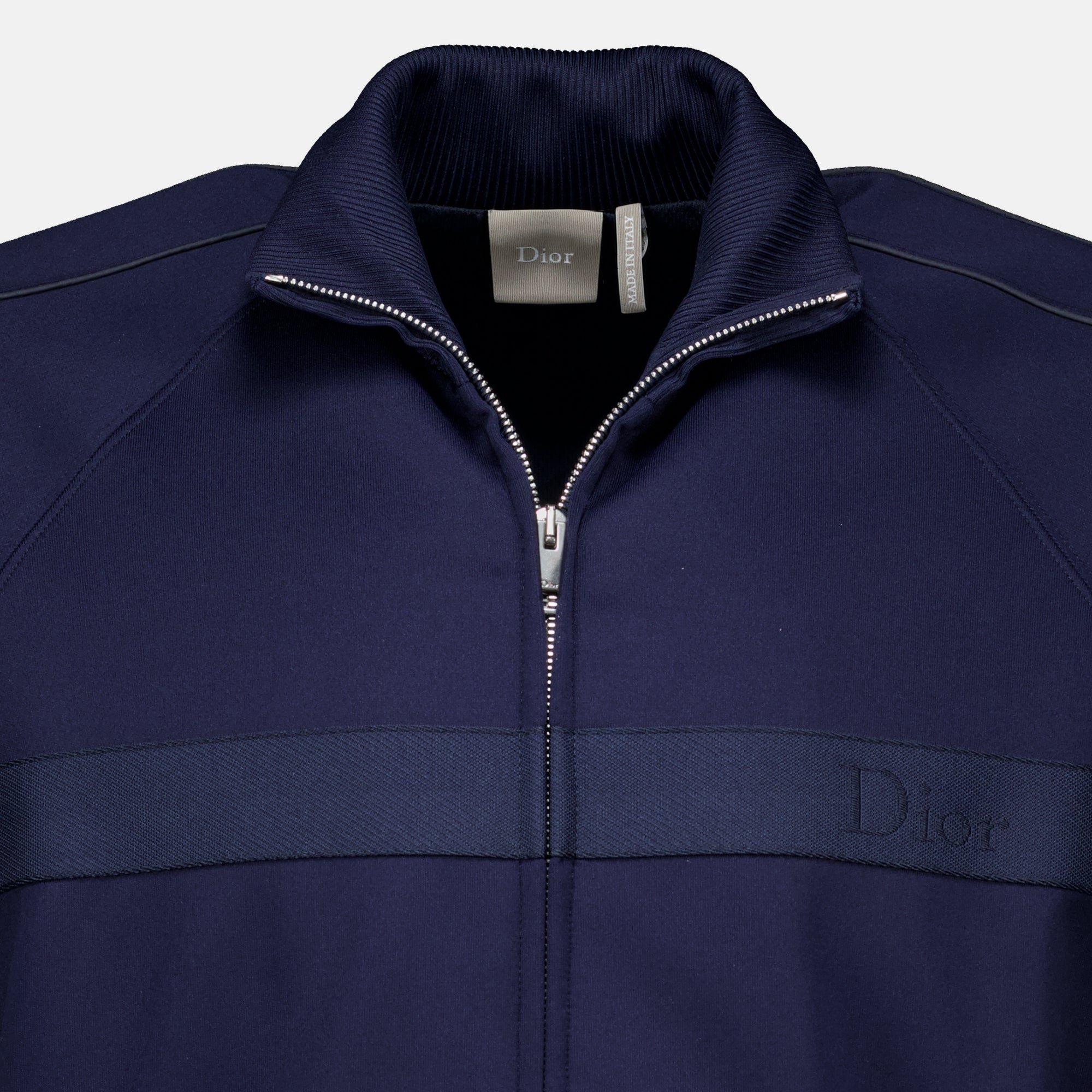 Vestes Giacca in Tessuto Tecnico Blu Mare Dior Bleu foncé Homme