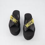 Plateauschuhe MA28118I1G MF0 000 nero Moschino Schwarz Femme