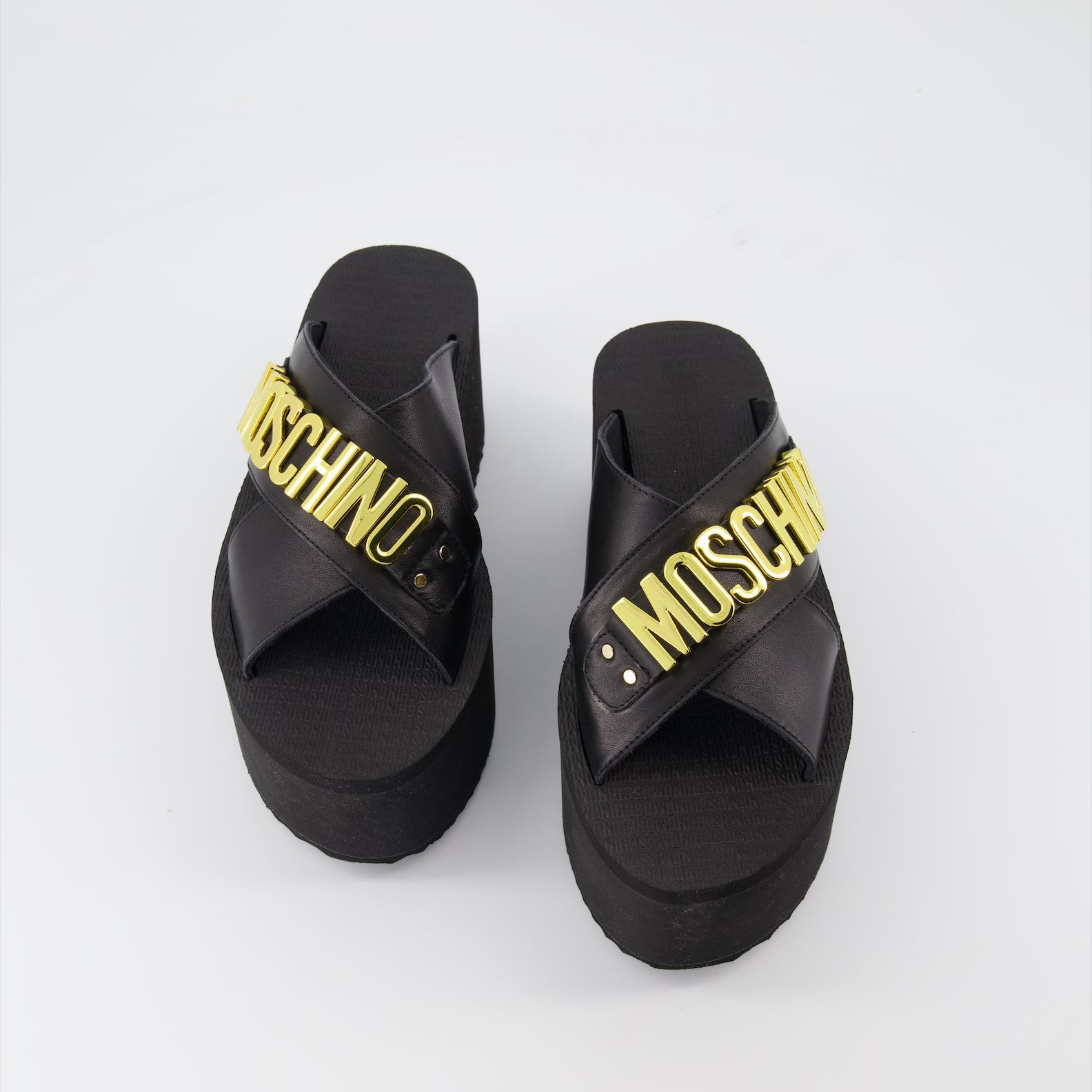 Plateauschuhe MA28118I1G MF0 000 nero Moschino Schwarz Femme