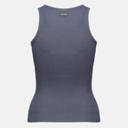 Tops Débardeur côtelé gris Max Mara Gris Femme