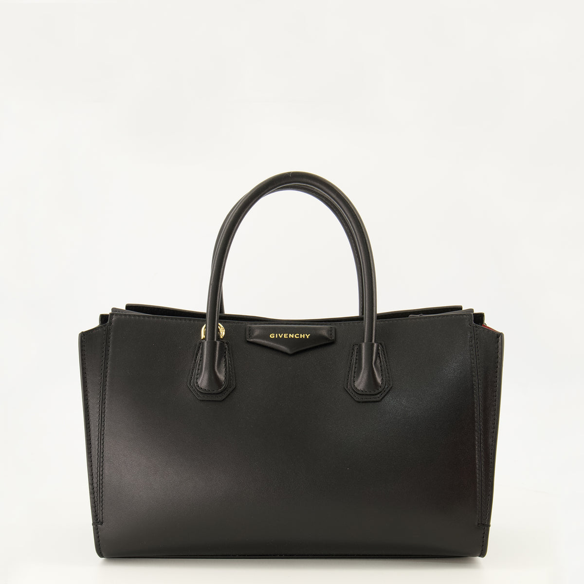 Sacs à main et épaule Antigona Catchall Kleine Schwarze Lederhandtasche Givenchy Noir Femme