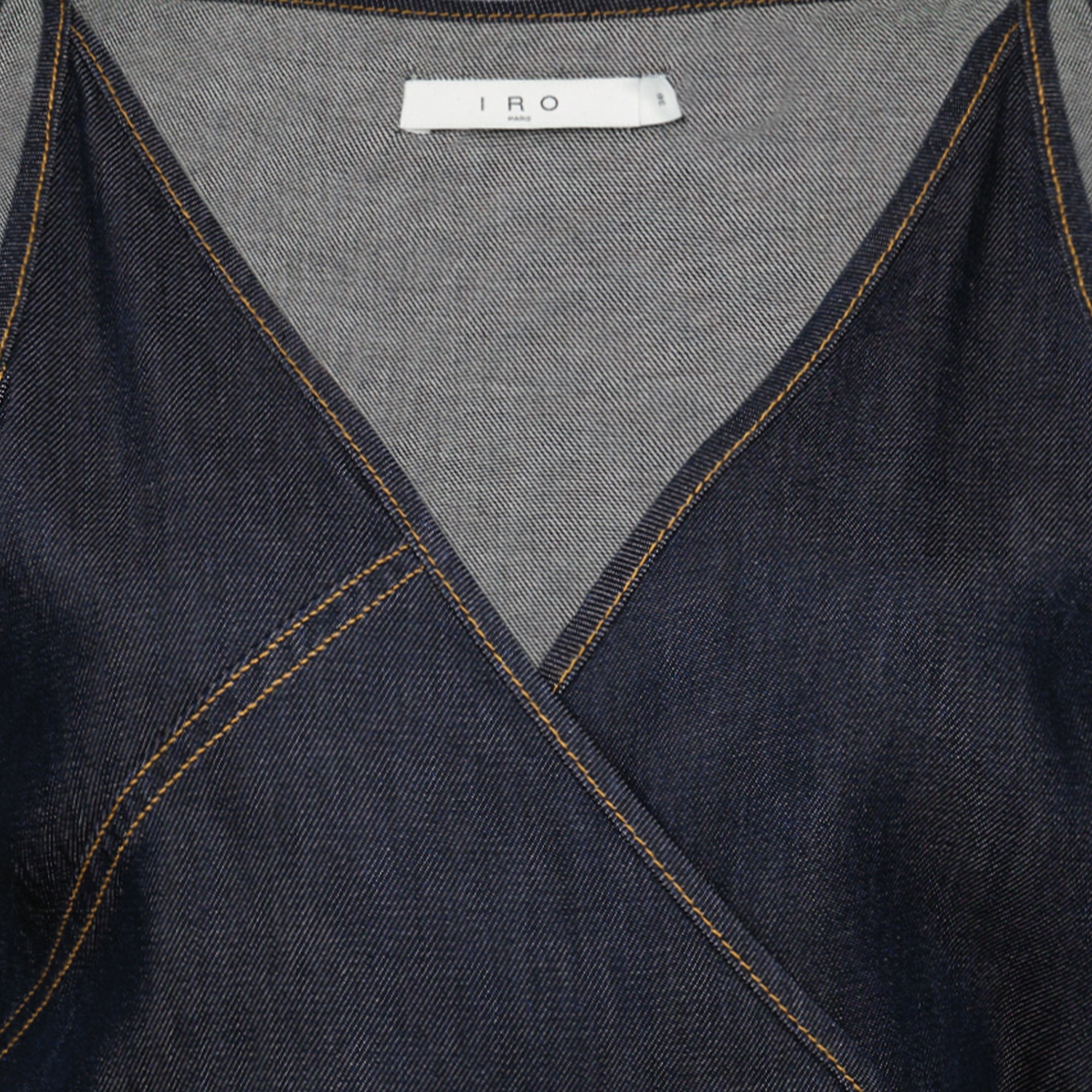 Tops Top Envolvente de Denim Iro Bleu foncé Femme