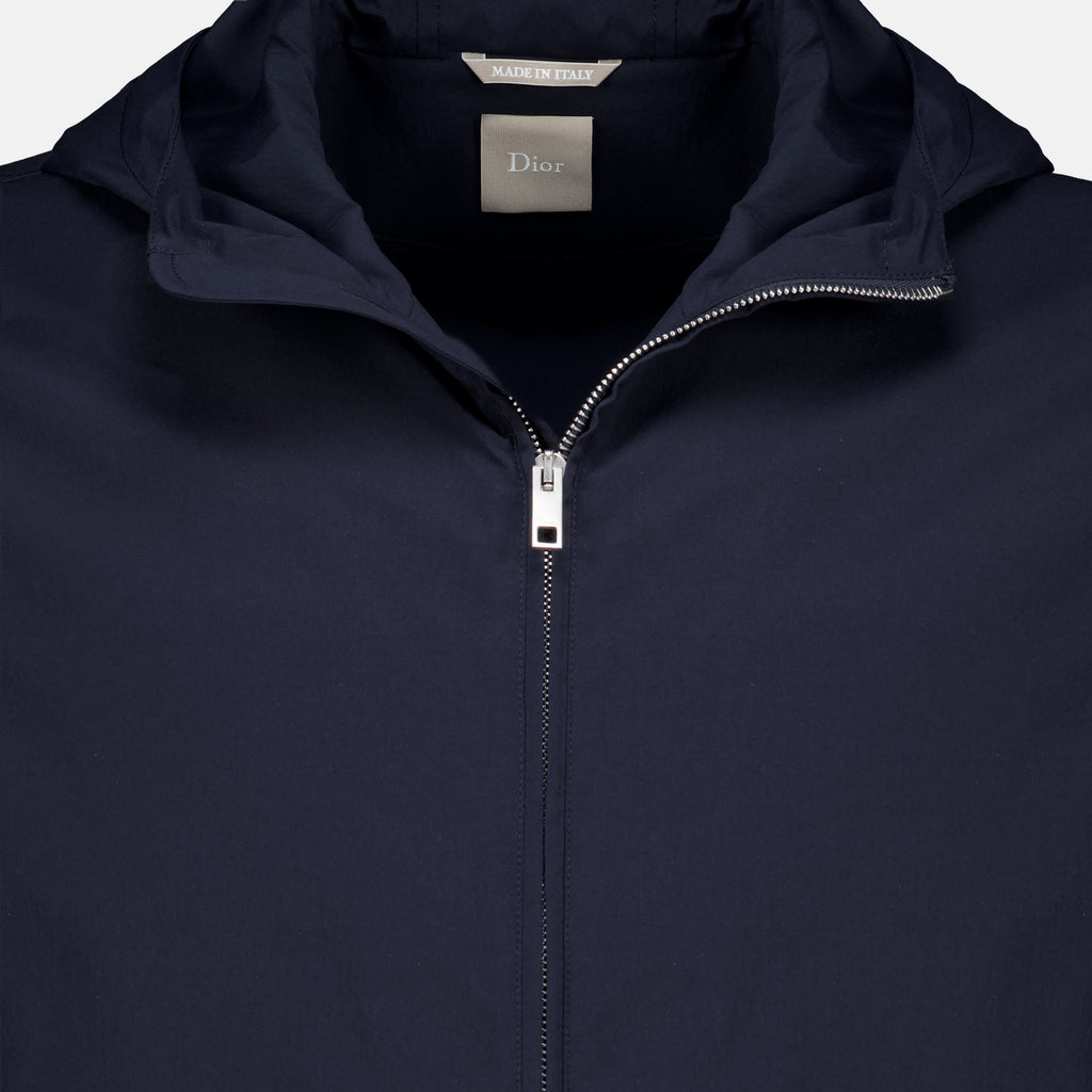 Vestes Montaigne Navy Windbreaker Dior Bleu foncé Homme