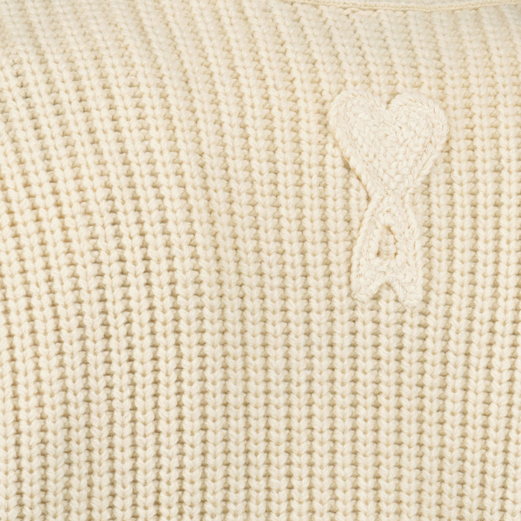 Image de l'article Cardigan AMI Paris beige de la marque Ami PARIS pour Unisex - Saison Printemps-Été 2026 - Vue détaillée_2