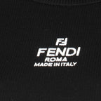 Bild des Fendi Roma schwarzen Crop Tops der Marke Fendi für Damen - Frühjahr-Sommer 2026 - Detaillierte Ansicht_2