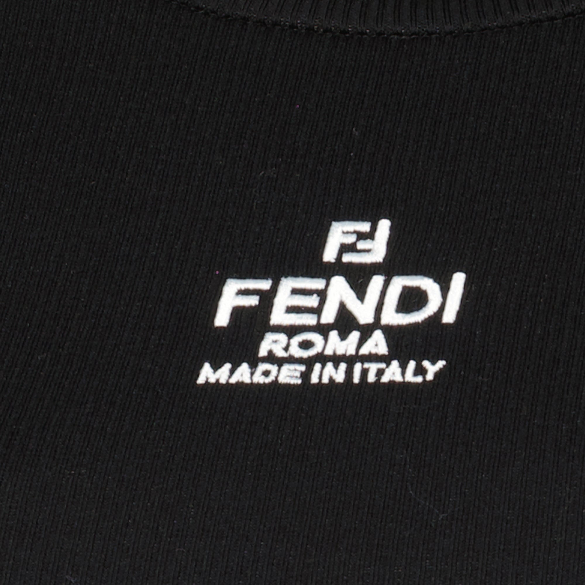 Image de l'article Haut court Fendi Roma noir de la marque Fendi pour Femme - Saison Printemps-Été 2026 - Vue détaillée_2