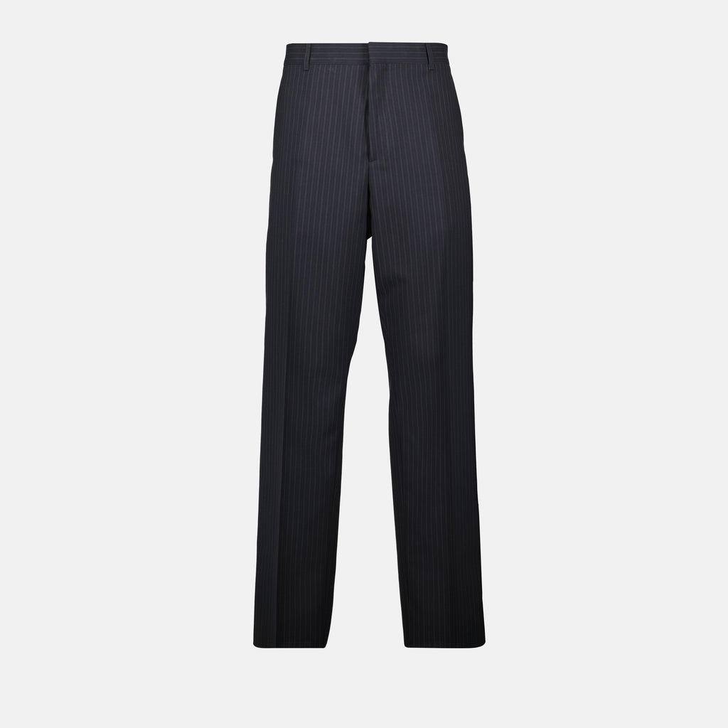 パンツ ストライプパンツ Dior グレー Homme