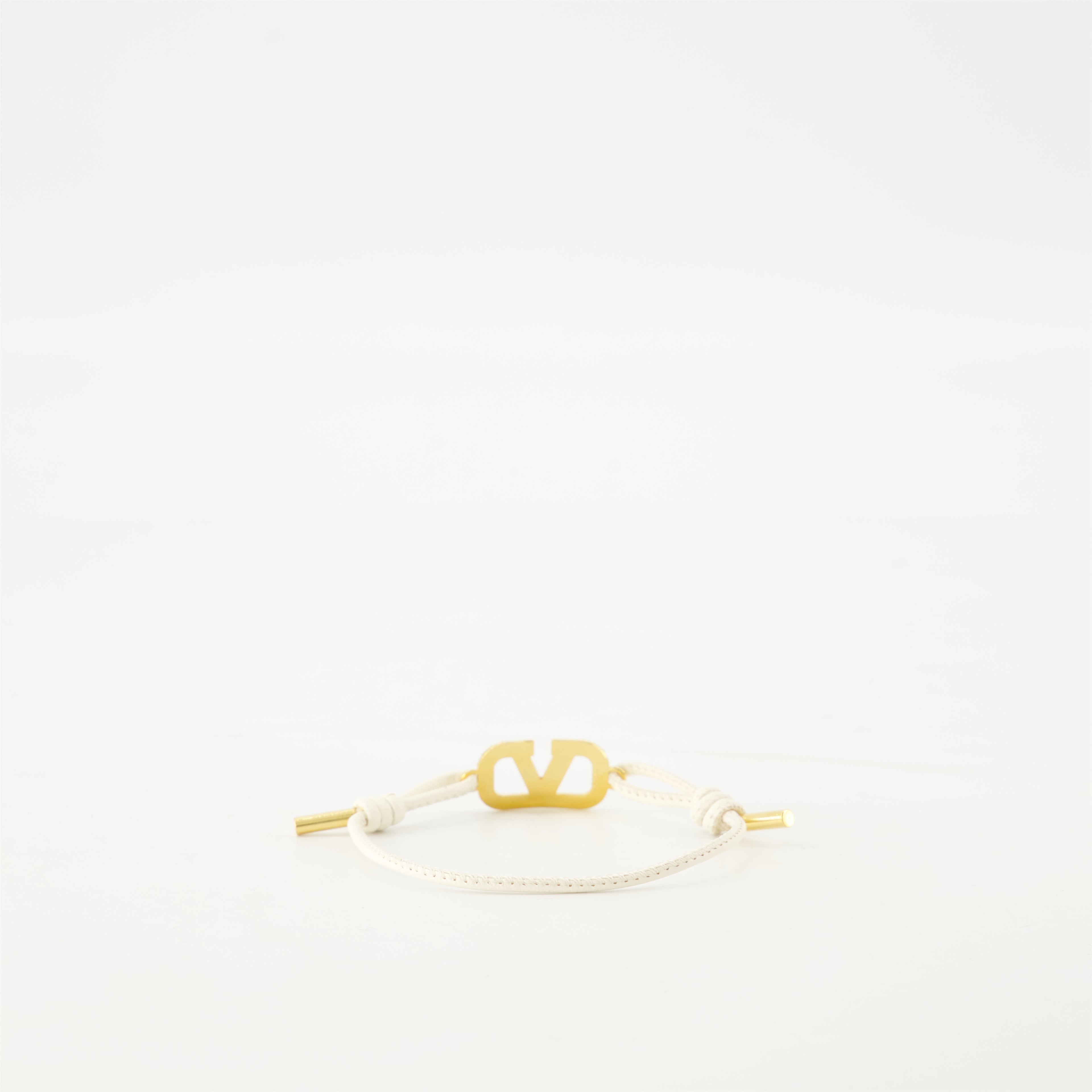 Bijoux Bracelet cordon VLogo Valentino Garavani Doré Femme