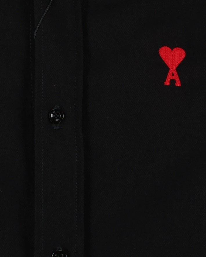 Hemden HSH114.660 001 noir Ami PARIS Schwarz Homme