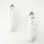 スニーカー ダウンタウン プラットフォーム スニーカー Prada 白 Femme