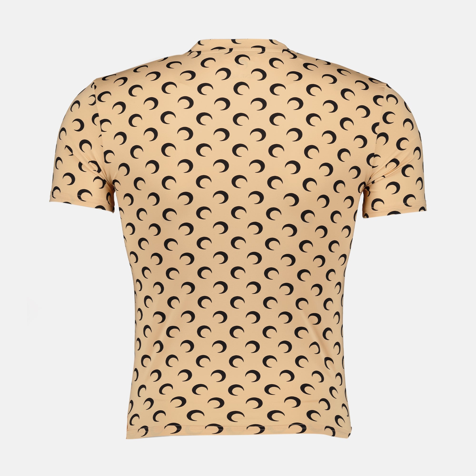 Image de l'article Haut Jersey Moon beige de la marque Marine Serre pour Unisex - Saison Automne-Hiver 2025 - Vue de Dos