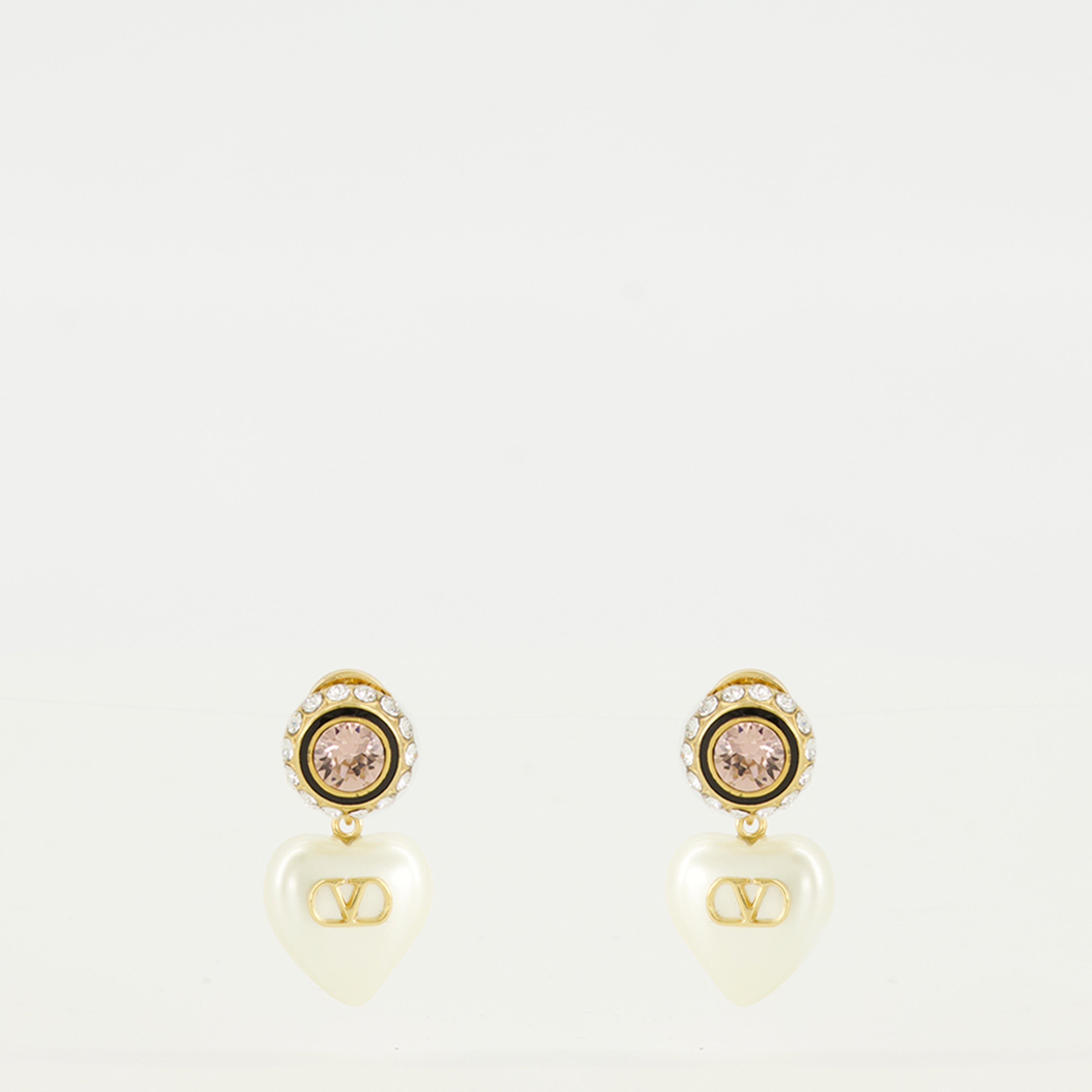 Vlogo ハート ゴールド ピアス Valentino Garavani - レディース