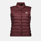 Jaquetas Casaco de Plumas Liane Sem Mangas Moncler Bordéus Femme