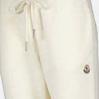 Pantalons Pantaloni della tuta Moncler Blanc Femme