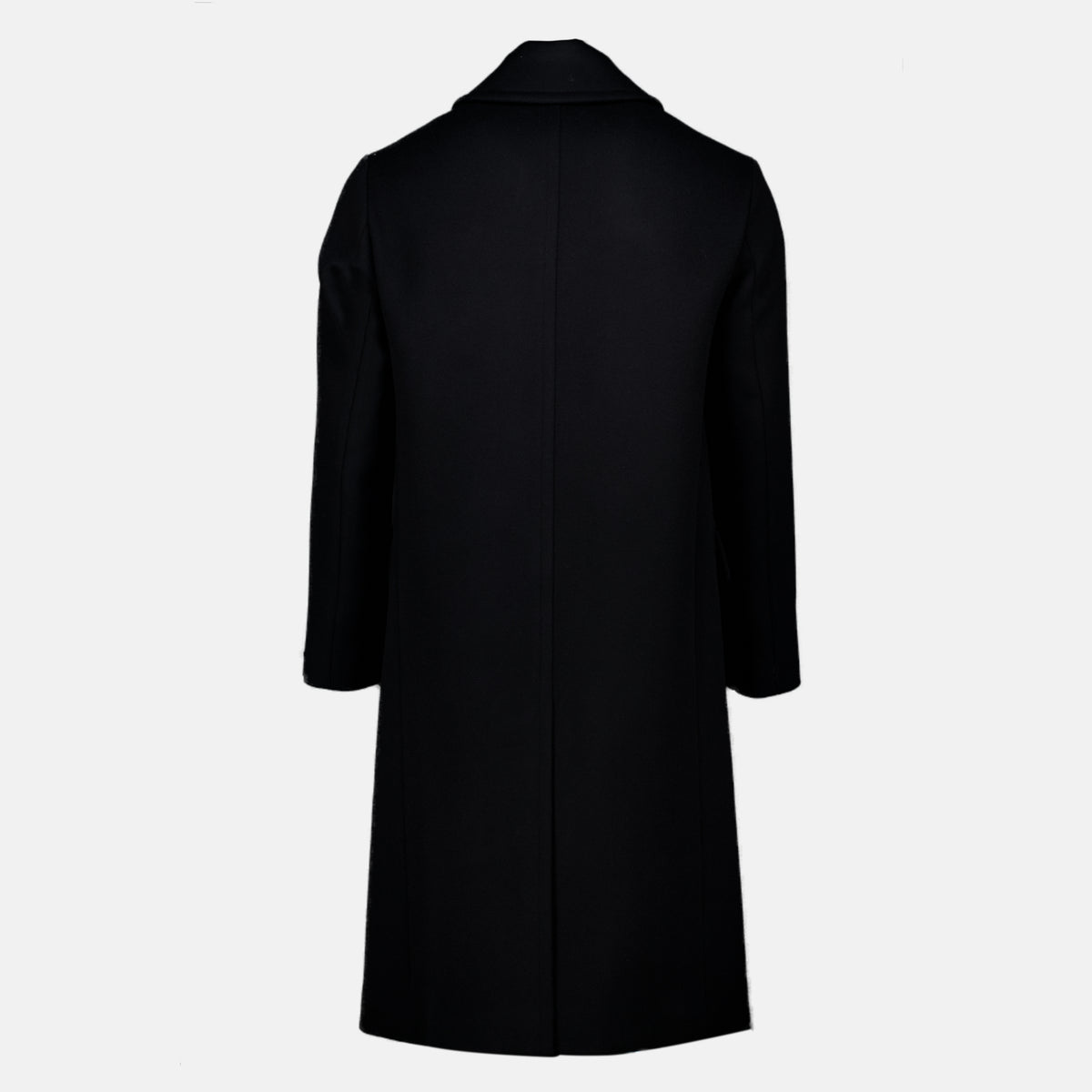 Manteaux 롱 블랙 울 코트 Fendi Noir Homme