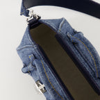 Sacs à main et épaule Sac Antigona Toy en denim Givenchy Bleu Femme