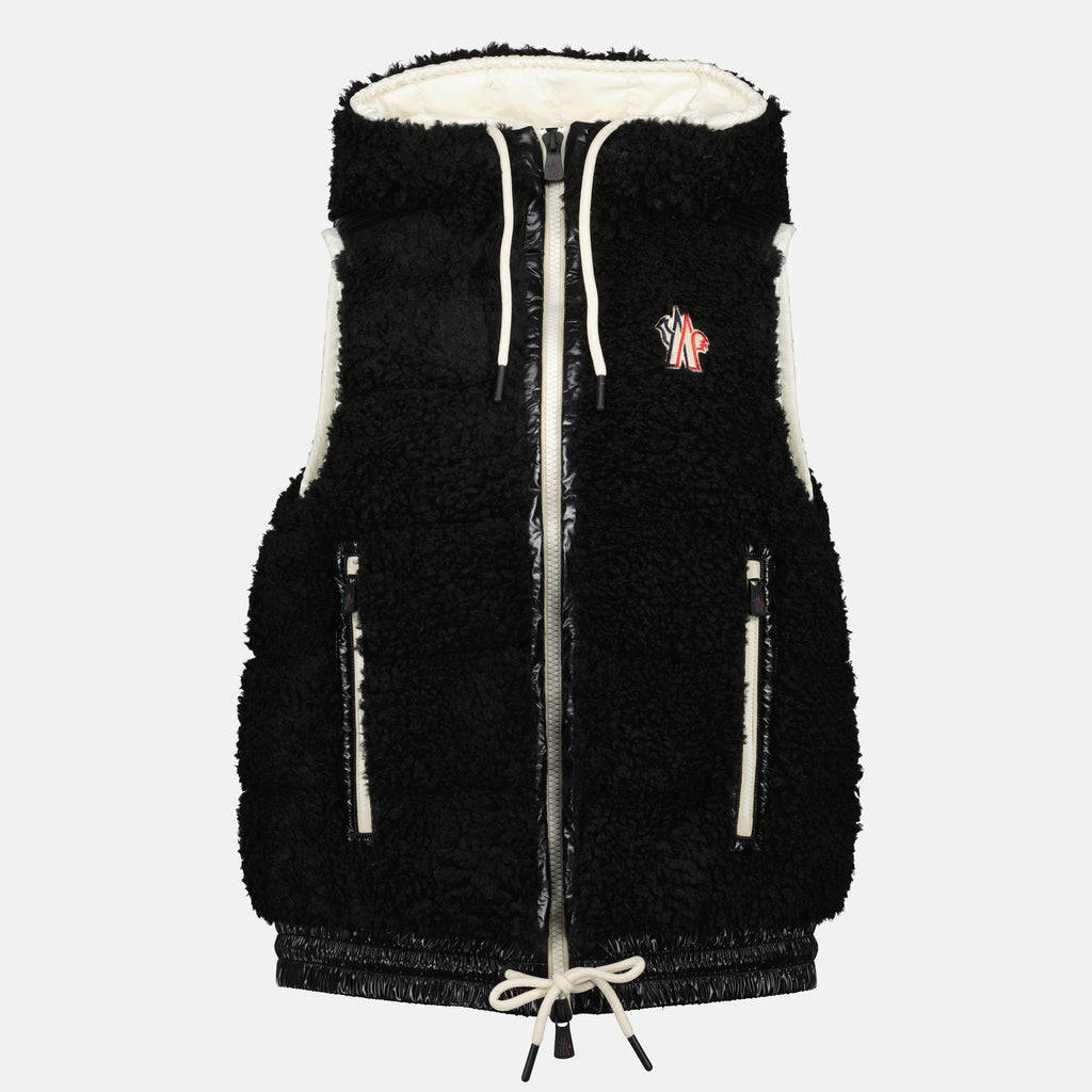 Bild des ärmellosen Mantels der Marke Moncler Grenoble für Damen - Herbst-Winter 2025 - Vorderansicht