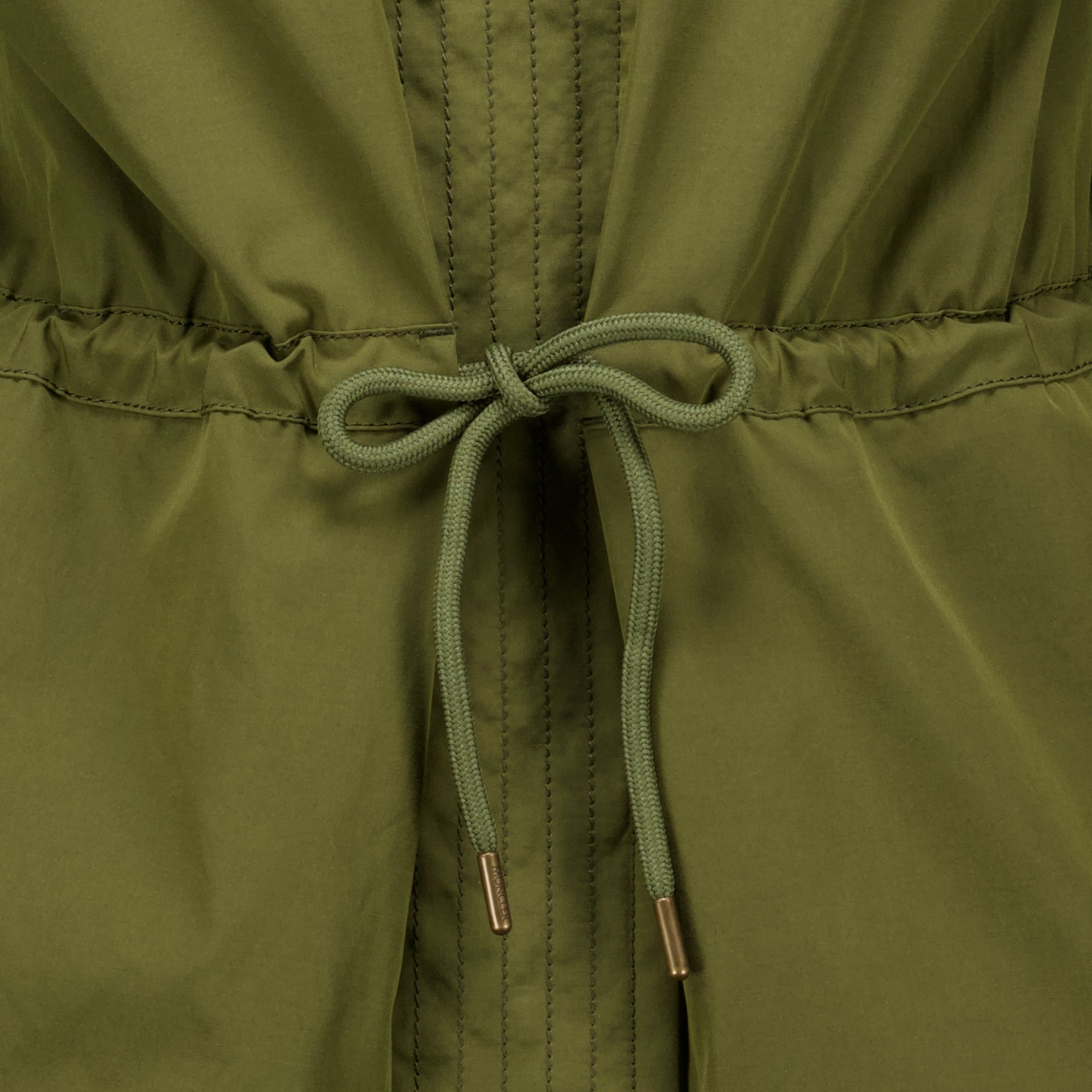 Manteaux Parka de algodón Sérin en caqui Moncler Kaki Femme