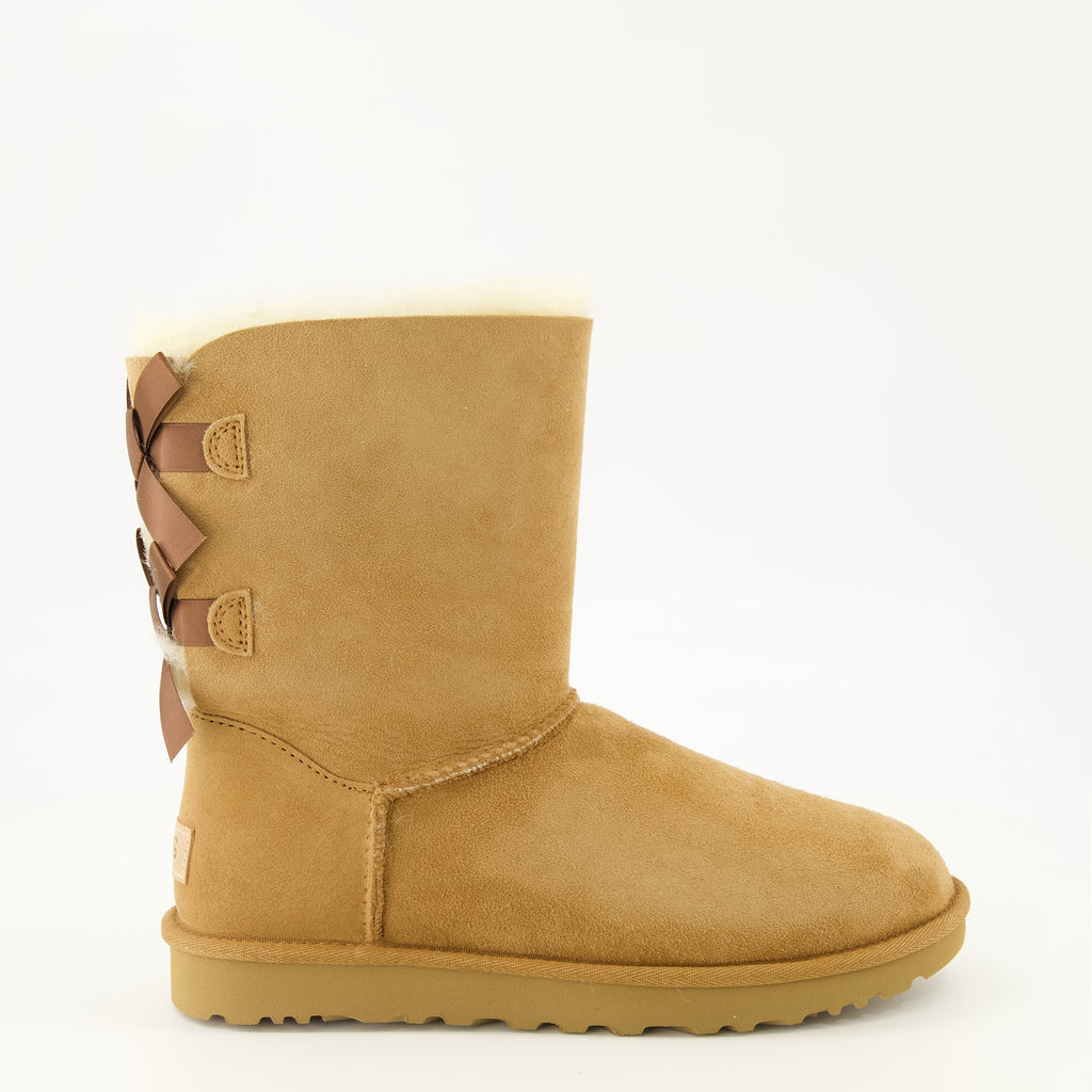 Bottes Bailey Bow II braune Stiefel Ugg Marron Femme