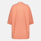 Imagen del abrigo de algodón acolchado rosa anaranjado de la marca Prada para mujer - Temporada Primavera-Verano 2026 - Vista Trasera