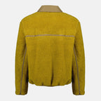 Imagen del artículo chaqueta polar de lana caqui de la marca Ami PARIS para Hombre - Temporada Otoño-Invierno 2025 - Vista Trasera