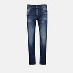 Hosen Slim Jean 2019 D-Strukt Diesel Blau Homme