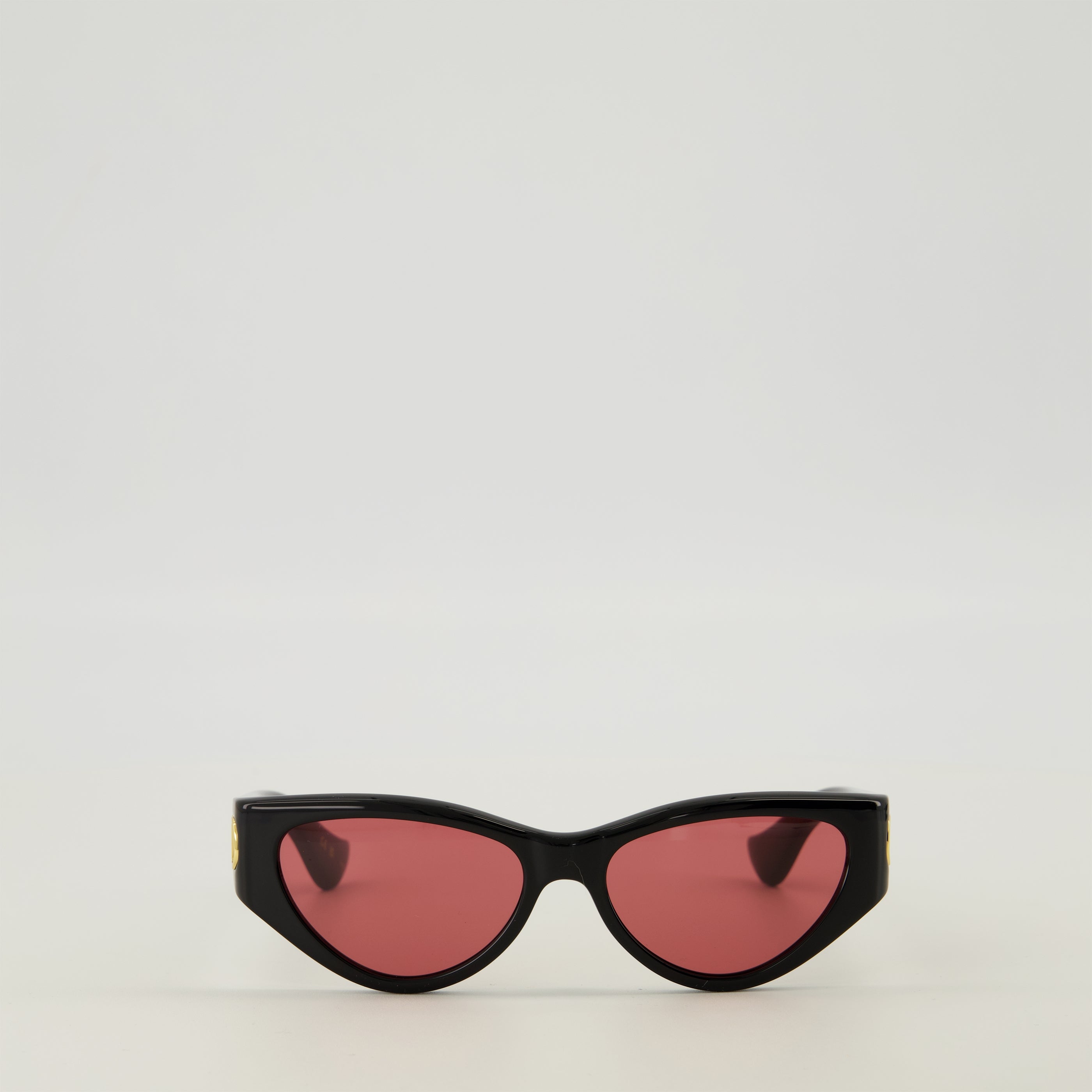 Lunettes Lunettes oeil-de-chat noir en acétate Valentino Garavani Noir Femme